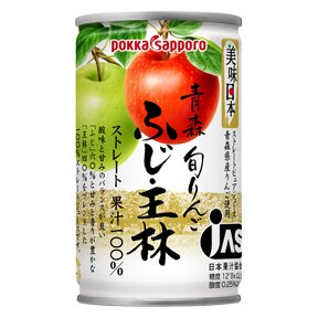 【30缶】美味日本 青森旬りんごふじ・王林(160g)