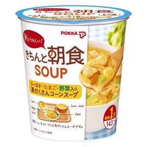 【小分け6カップ】きちんと朝食スープ トースト入りコーンスープ(33.3g)